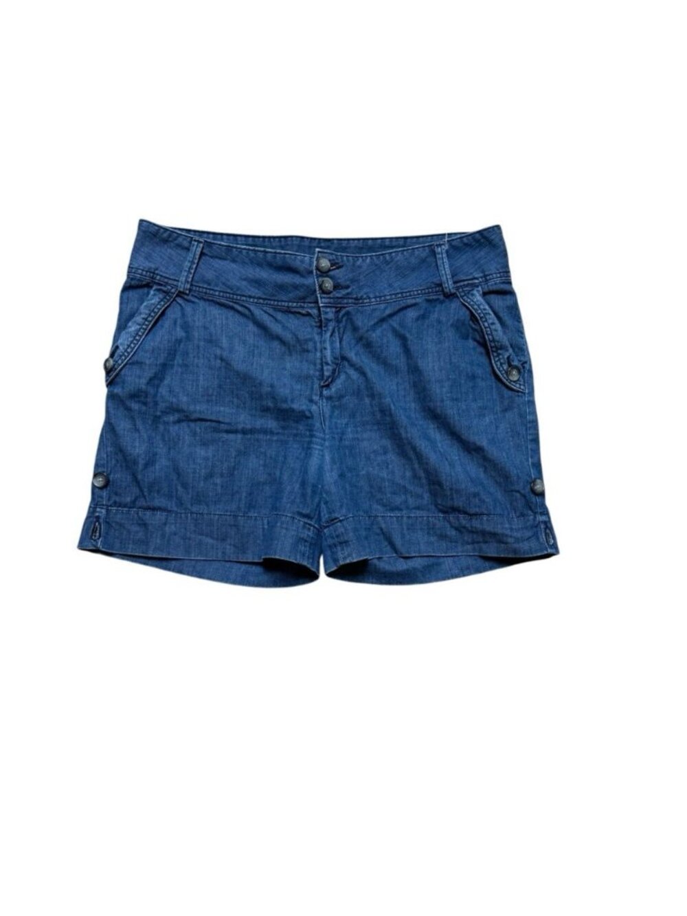 Gap Chambray Cotton Shorts Women’s Size 16 Blue Casual Utility Shorts